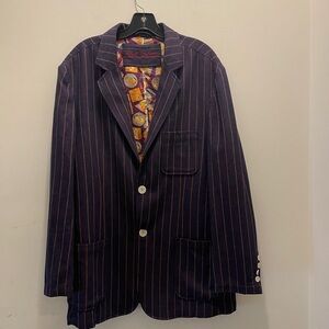 Robert Graham Pinstripe Wool Blazer Blazer